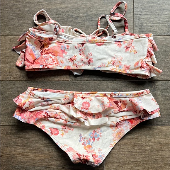 Zimmermann Floral Ruffle Bikini Set - Picture 3 of 7